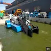 Barco Cosechador de Pasto Acuático Totalmente Automático de Ningxia, Cortacésped Acuático para Parques y Lugares Turísticos, Maquinaria Mecanizada para Limpieza de Pasto Acuático