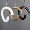Tienda de Ropa Resina Perchero para Bufandas Anillo para Bufanda Estante de Almacenamiento para Bufandas de Seda Madera de Haya Accesorios de Exhibición Lujo Accesible Colgador de Bolsos Multifuncional