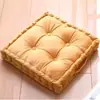 Cojín Cuadrado de Terciopelo Engrosado para Silla de Oficina para Estar Sentado Mucho Tiempo, Cojín de Felpa Antideslizante para Silla de Estudiante, Tatami para el Hogar