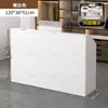 Mostrador de bar, mostrador de caja registradora, mostrador simple y elegante para tienda de ropa, pequeño salón de belleza, salón de peluquería, mostrador de recepción para boutique de ropa para mujer