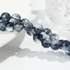Jiiruiya Cristal Negro Fantasma Cristal Explotado Cuentas Sueltas Semiacabadas Redondas Fabricante de Joyería DIY con Cuentas Productos Terminados Mayorista