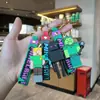 Chaveiro de Desenho Animado Minecraft Boneco de Bloco de Construção Criativo Pingente de Mochila Pequeno Presente Chaveiro de Carro Atacado