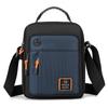 Bolsa transversal simples de grande capacidade, casual, de tecido Oxford, bolsa de negócios, bolsa tipo mochila, multicamadas, para caixa registradora, bolsa de ombro masculina