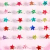 Anillos de Cristal de Imitación con Pedrería de Dibujos Animados Joyería Infantil Niñas Princesa Premios de Guardería Regalo Estilo Princesa