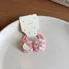 Grampo de Cabelo Fresco e Delicado com Bolinhas e Gatinho Kt de Cereja com Acabamento em Esmalte, Alto Valor Estético, Acessório de Cabelo Versátil Estilo Floresta para Meninas