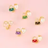 Anillo de aceite de goteo de venta caliente transfronterizo anillo de dibujos animados para niños bolsa de anillo anillo de diseño de nicho personalizado estilo ins anillo simple