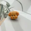 Botões fofos de lã sintética para cachorrinho com base alta, botões plásticos impressos de cachorro de desenho animado, botões decorativos para cardigãs e suéteres infantis