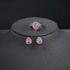Temporada de Regreso a Clases Huanxin Diseño de Nicho Joyería de Gama Alta para Mujer Conjunto con Forma de Gota Exquisito y Versátil R603-E655
