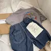 Camiseta infantil de verão super macia, nova, com estampa ativa coreana, de manga curta, para meninos e meninas