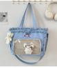 Mochila Nova de Primavera Feminina Estilo Coreano Mochila para Dor Estudante do Ensino Médio Estilo Japonês Ins Estilo Universitário Doce Mochila para Menina Suave