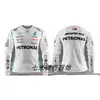 Nova Camiseta de Manga Longa de Corrida F1 Roupas de Motocicleta Off-Road Respirável Secagem Rápida Gola Redonda Manga Curta Roupa Esportiva Top Exportação