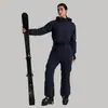 Nuevo Traje de Esquí Profesional de Una Pieza con Doble Tabla Transfronterizo para Mujer Engrosado Cálido Impermeable Color Sólido Traje de Esquí para Exteriores para Mujer