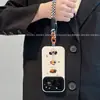 Adecuado para los teléfonos Apple 18 Pro Max y iPhone 18 Pro; viene con un cordón; diseño moderno y minimalista; patrón de cabeza de perro colorido, adecuado para mujeres