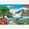 Paisaje Paisaje Sala de Estar Festivo de Año Nuevo Pintura de Año Nuevo Pintura de Pared Pintura de Papel Decorativo Tamaño Gigante en Todas Partes Mapa Dorado Franquicia Comprar y Enviar