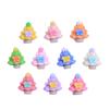 Mini Árvore de Natal Série DIY Pequenas Jóias Creme Cola Acessórios Grampo de Cabelo Decoração de Unhas Acessórios de Resina Pequeno Presente