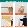 CTZS Espuma Floral Cuadrada Dorada Incrustada Papel Tapiz Geométrico en Relieve Pegatina de Pared Estilo Clásico de Lujo Autoadhesivo Anti-Moho Resistente al Aceite Para Lobby de Hotel Sala de Estar Pared de Fondo 70cmx70cm
