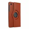 Para Samsung Tab A7 lite 8.7 2021 funda de cuero plana T220 con patrón de lichi giratorio funda protectora T225