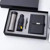 Caderno de Armazenamento Executivo A5 com Fecho Magnético, Conjunto com Caixa de Presente, Caderno de Anotações para Reuniões