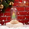 Ornaments de Vidro Zibo Envoltos à Mão Cobertura de Vidro para Árvore de Natal Caixa de Presente Presente de Natal Decoração de Mesa Pequeno Presente