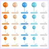 138 peças de bolas de espuma sortidas para decoração de bolo, adequadas para aniversários, casamentos e chás de bebê, disponíveis em estoque do fabricante