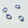 Lujo Ligero Forma de Rosquilla Ola Irregular Espaciadores Perlas Huecas Barrocas Kit de Materiales DIY Accesorios para Joyería