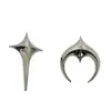 Estrella Luna Cruz Nicho Minimalista Letrero de Metal Luna Estrella Ropa Equipaje Ferretería Placa de Nombre Decorativa Logo