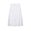 Aliexpress Exportação Transfronteiriça Roupas Europeias e Americanas 2025 Primavera Novo Estilo Simples Textura Cetim de Seda Saia Midi Longa