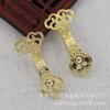 Accesorios de Joyería Hecho a Mano DIY Componente Principal Horquilla Corona para el Cabello Cobre Conservador de Color 36*16*4mm Broche Cierre Ruyi B3601