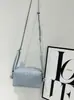 Bolsa de Tecido, Bolsa Quadrada Pequena Casual Simples, Bolsa Transversal Versátil de Couro Macio com Textura, Bolsa de Ombro de Couro Genuíno com Design de Nicho para Mulheres