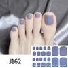 Explosiones transfronterizas calientes pegatinas monocromáticas para uñas de los pies, pegatinas de uñas de color sólido sin cocción, pegatinas para pies, venta directa de fábrica
