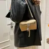 Bolsa Cuadrada Pequeña Simple Estilo Coreano al por Mayor para Mujer, Nuevo Modelo Invierno 2025, Bolso de Hombro Elegante de Lujo Ligero, Bolso Cruzado de Textura de Alta Calidad