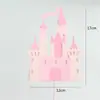 Rojo Neto Elsa Congelada Muñeco de Nieve Princesa Copo de Nieve Castillo Pastel de Cumpleaños Mesa de Postres Decoración para Hornear Adornos