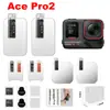 Piedra Sombra Cubierta de Lente de Silicona para Lente Insta360 ACE Pro2 Bolsa de Almacenamiento AcePro2 Película Templada Accesorios