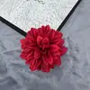 Cabeça de Flor Artificial, Cabeça de Dália, Material DIY de Flor Artificial, Acessórios para Penteado, Flor Artificial, Alta Qualidade, Cabeça de Flor Artificial Realista