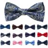 Gravata borboleta jacquard masculina para festa de casamento, noivo e padrinhos, acessórios formais, atacado em estoque