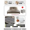 Cama Minimalista Italiana Oreja de Elefante Piel Genuina Moderna Simple 1.8m Doble Recámara Principal Cama Grande Tapicería Suave Almacenamiento Cama Silenciosa