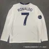 Ventas Directas de Fábrica de Camisetas de Fútbol Deportivas Retro de Manga Larga del Manchester United y Barcelona de Local y Visitante Transfronterizas con Diseños Impresos al por Mayor