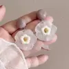 Pendientes Retro Estilo Hong Kong para Mujer 2026 Nuevo Estilo Popular Pendientes de Botón de Gama Alta Únicos Clips para Orejas Diseño Francés Accesorios de Pendientes Exagerados