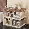 Prateleira de Armazenamento para Mesa de Escritório Suporte para Copo de Água de Cafeteira Armário de Mesa de Jantar Lanches Gaveta tipo Prateleira de Armazenamento para Escritório