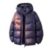 Ropa de Abrigo de Algodón con Capucha Brillante para Invierno 2025 Ropa de Abrigo tipo "Pan" Resistente al Frío y Cálida para Hombre Otoño e Invierno Ropa de Abrigo de Algodón
