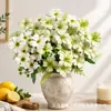 Buquê de Flores Artificiais Flor Persa Simulação Flor Estrela Céu Cheio 10 Cabeças Decoração de Flor Artificial Ornamentos para Arranjo de Flores Margaridas Mesa de Centro da Sala de Estar