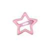 Pasador de color dopamina para niña, tarjeta para el pelo de estrella de cinco puntas para niños, pin BB de color caramelo, clip para accesorios de pelo de color macarrón