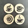 Artesanías de Madera Posavasos Hexagonales Almohadillas de Panal Separador Posavasos de Madera Cocina Vajilla para el Hogar Almohadillas Aislamiento Venta al por Mayor