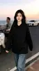 Sudadera tipo polo de jacquard texturizado estilo coreano para hombre y mujer, suéter de manga larga holgado estilo vintage old money para parejas en otoño