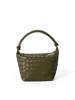 Bolsa de mão casual da moda de design de nicho estilo coreano para mulheres, novo estilo, textura fresca, bolsa de axila tecida à mão