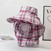 Chapéu Cachecol de Verão Feminino com Aba Larga, Estilo Popular para Trabalhar nos Campos, Chapéu de Proteção Solar, Chapéu de Sol para Praia ao Ar Livre, Chapéu para Colheita de Chá
