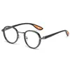 Nuevas Gafas de Sol Redondas de Metal de Alta Gama, Versátiles, de Moda, Estilo Influencer, Venta al por Mayor
