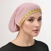 Gorro de Atar de Color Sólido de Moda Más Vendido, Pañuelo para la Cabeza con Pedrería de Moda y Único, Disponible en Múltiples Colores, Pañuelo para Cubrir el Cabello para Mujeres