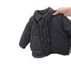 Conjunto de Dos Piezas de Chaleco de Algodón de Invierno para Niños Abrigo de Invierno Versátil y Elegante Traje de Parte Superior Versátil Solapa Niños Moderno