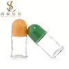 Frasco Roller de Vidro Transparente 50ml em Estoque, Frasco Durável para Óleo Essencial, Frasco para Óleo de Massagem, Atacado